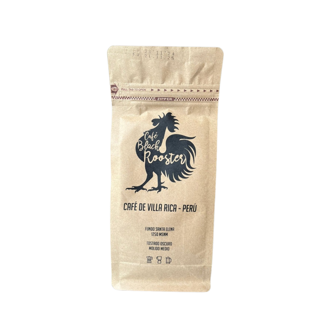 Cafe Black Rooster Blend Molido x 250 gr