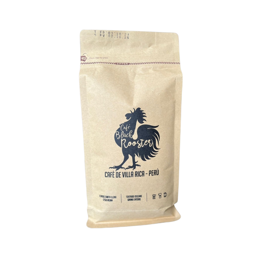 Cafe Black Rooster Blend en Grano x 500 gr