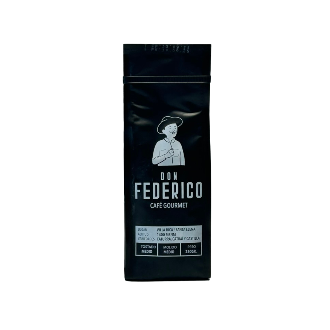 Box Cafetera N°2 - 1 Cafetera Gota a Gota + 4 Bolsas de Cafe Don Federico x 250 grs