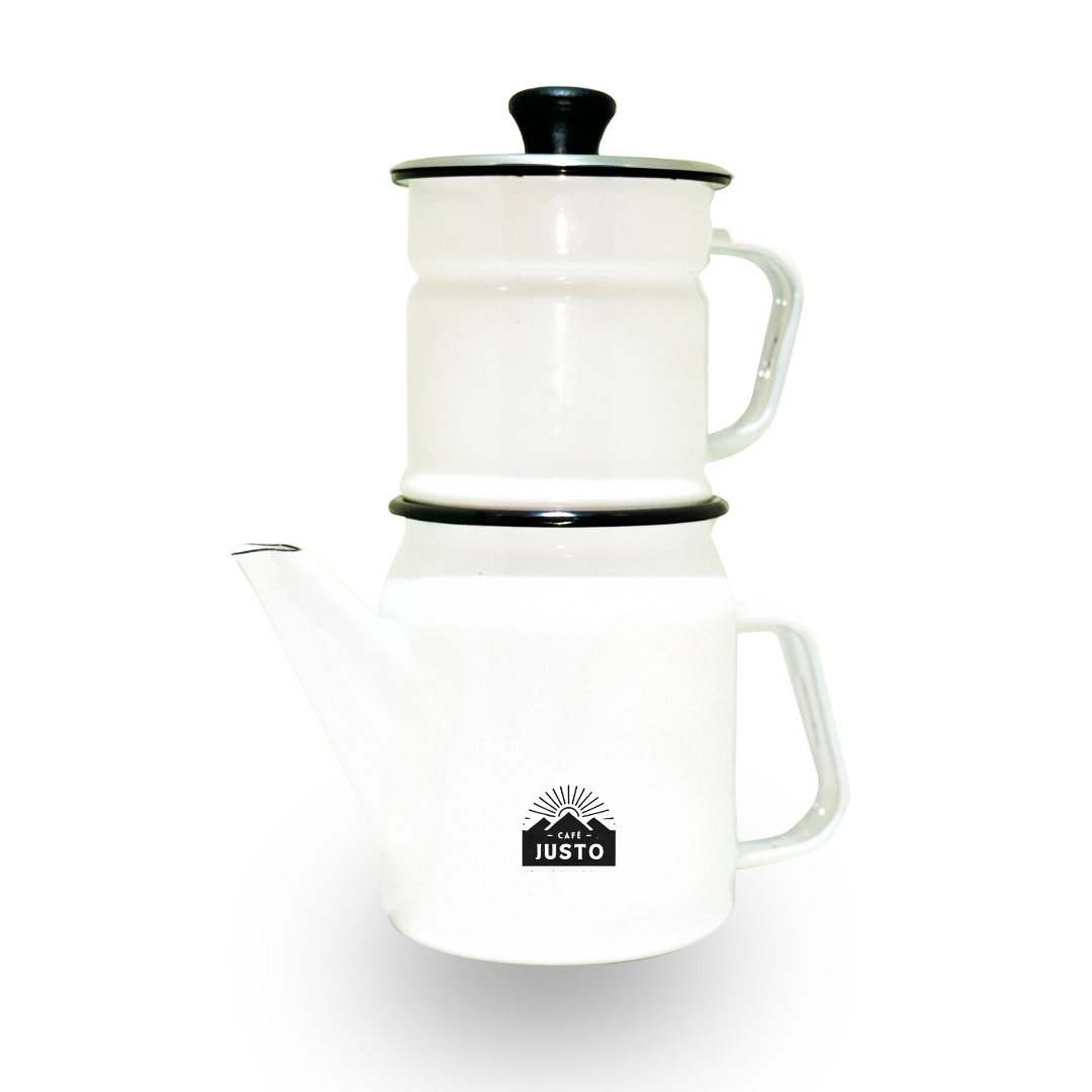 Box Cafetera N°2 - 1 Cafetera Gota a Gota + 4 Bolsas de Cafe Don Federico x 250 grs